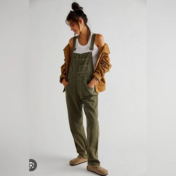 Free People- We the Free Ziggy Overall - Picture 1 of 6
